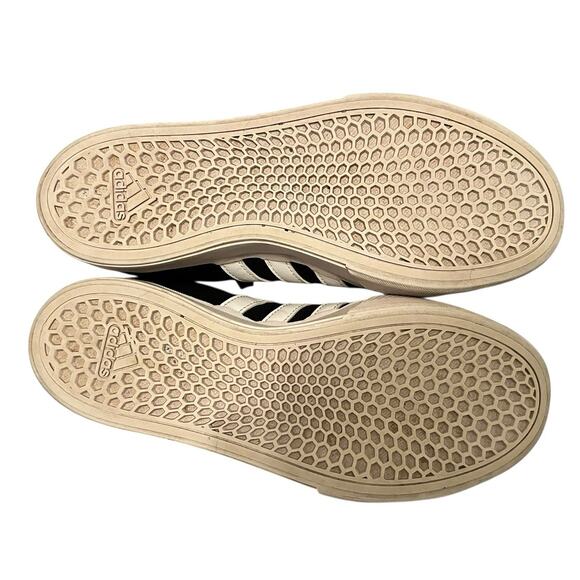 Adidas Bravada 2.0 Platform Skater Sneakers •Women 7.5• Black White Canvas Shoes - Picture 6 of 9